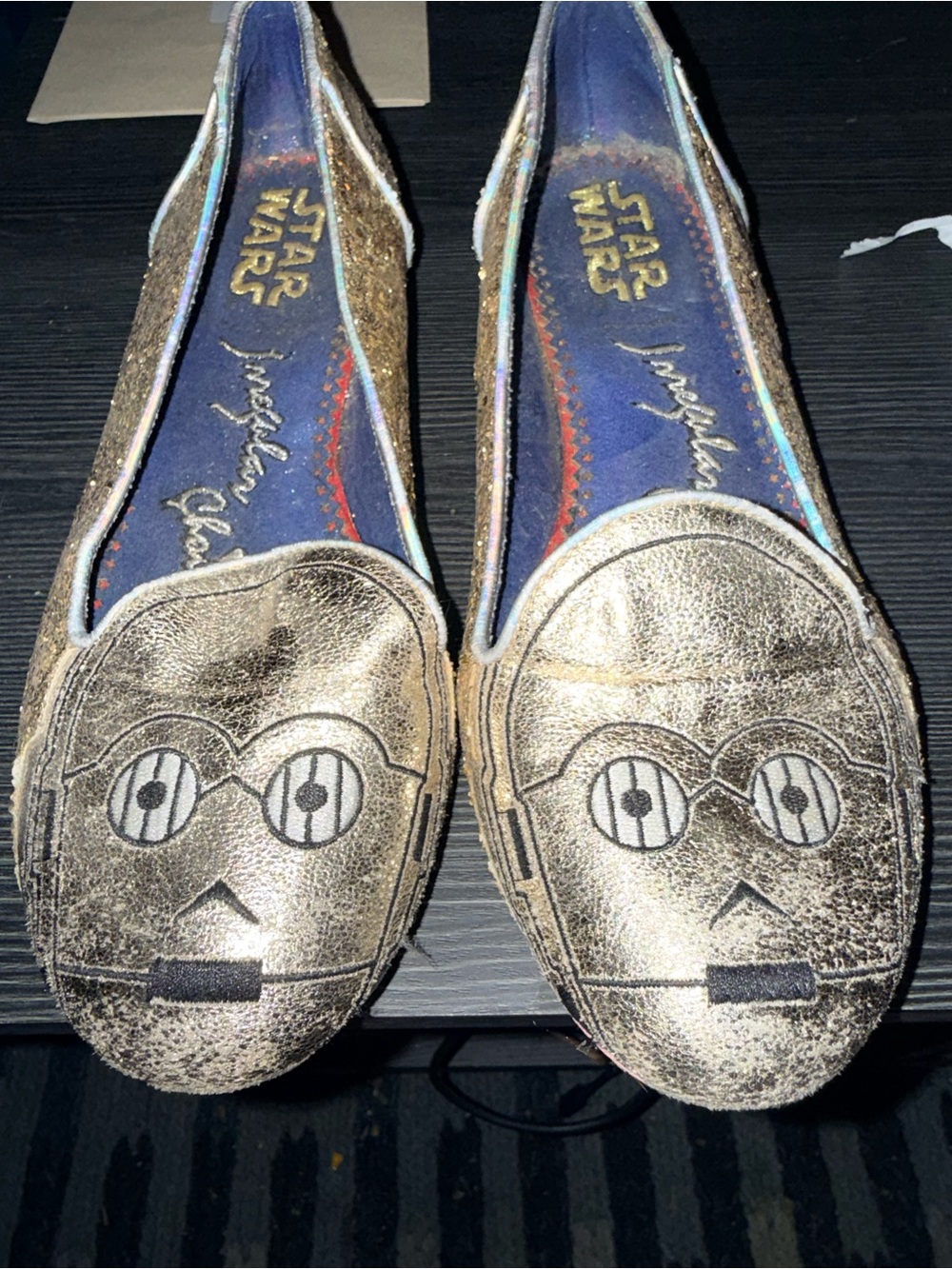 Irregular Choice Star Wars C-3PO Metallic Gold Flats